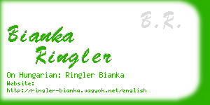 bianka ringler business card